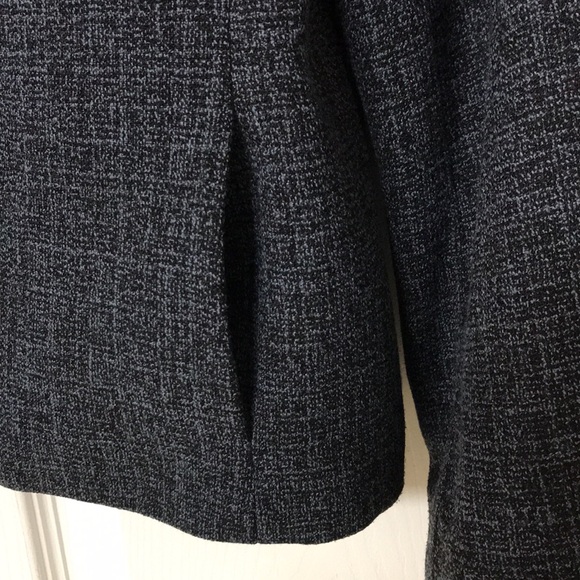 Vintage Laura Studio Blazer Black / Navy & Blue, Fully Lined, Size 12 - Picture 4 of 12